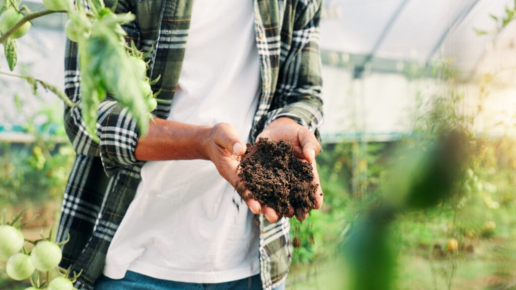 hands farmer